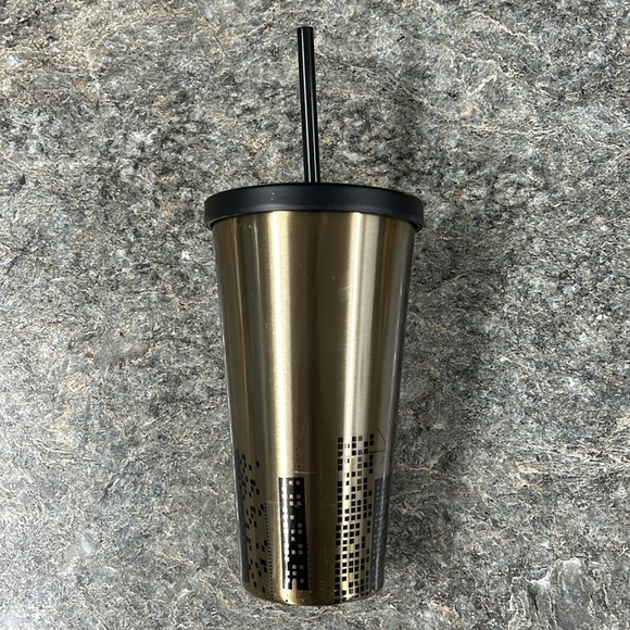 Starbucks NEW YORK Times Square Golden Travel Cup Tumbler Stainless Steel - Picture 2 of 11